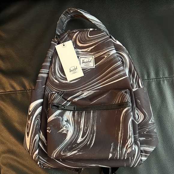 Herschel Nova Small Backpack | Paint Pour Black | School Bag - Picture 5 of 10